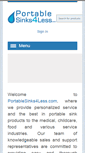 Mobile Screenshot of portablesinks4less.com